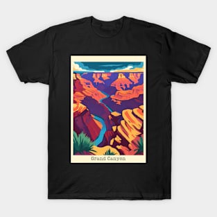 fauvism art of grand canyon usa 4 T-Shirt